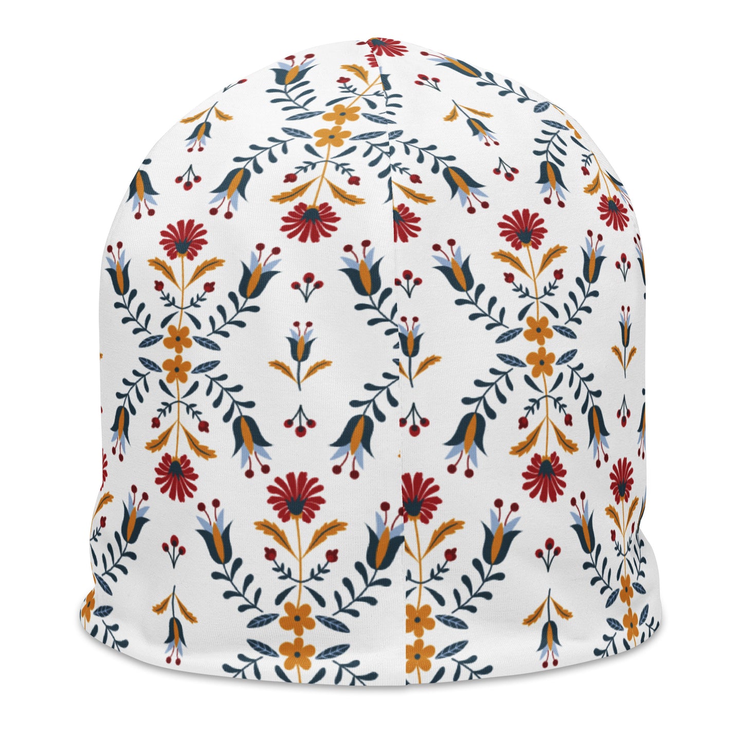 Printed Beanie - Scandinavian Pattern 2