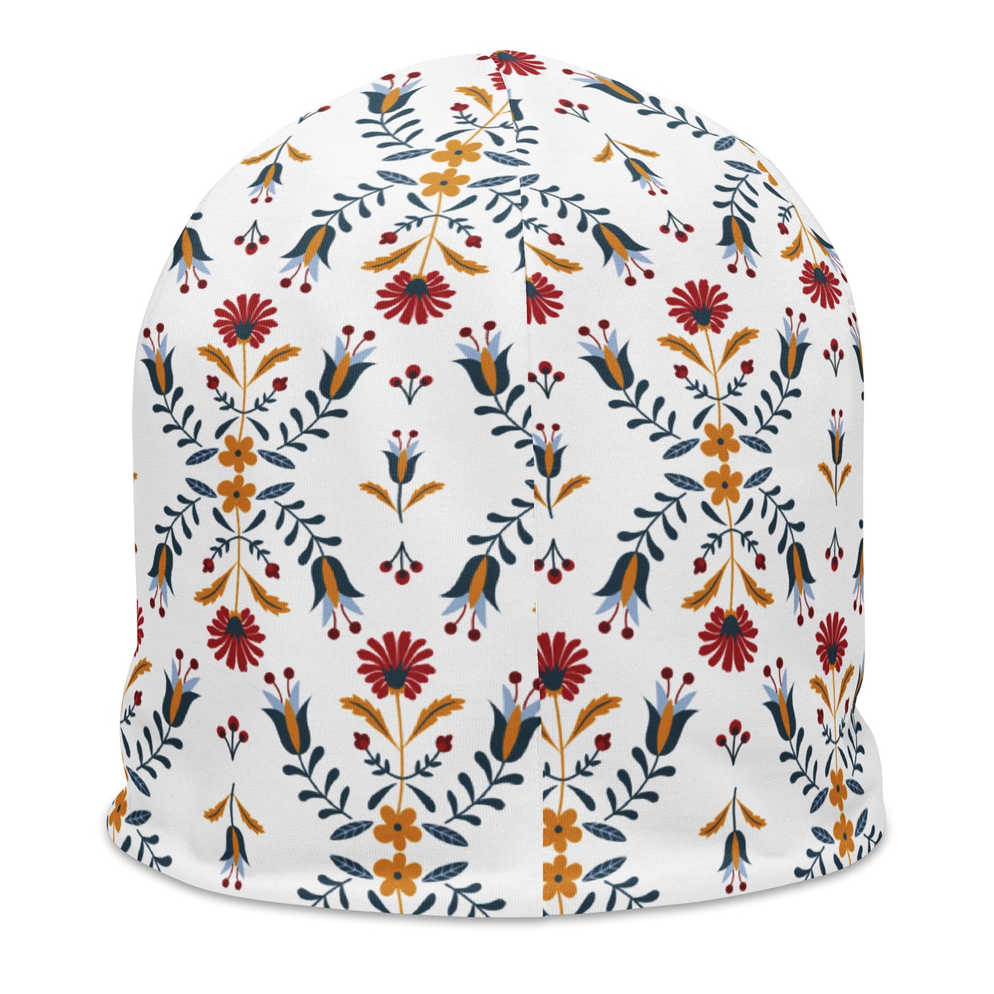 Printed Beanie - Scandinavian Pattern 2