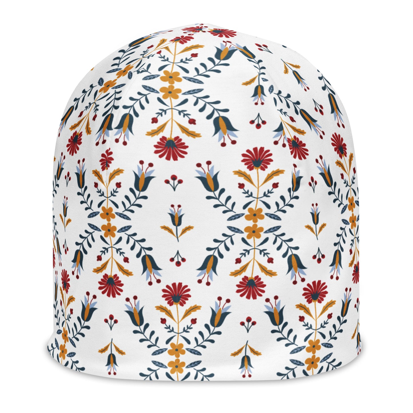 Printed Beanie - Scandinavian Pattern 2