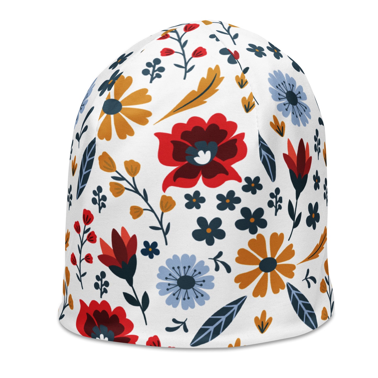 Printed Beanie - Scandinavian Style Pattern