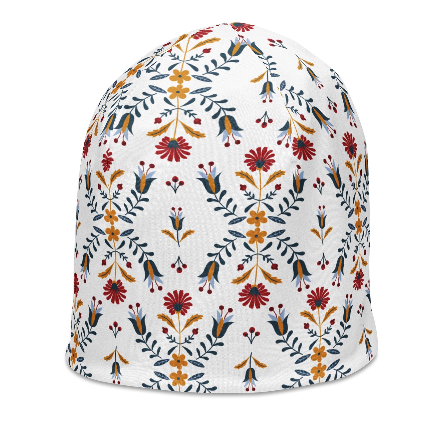 Printed Beanie - Scandinavian Pattern 2