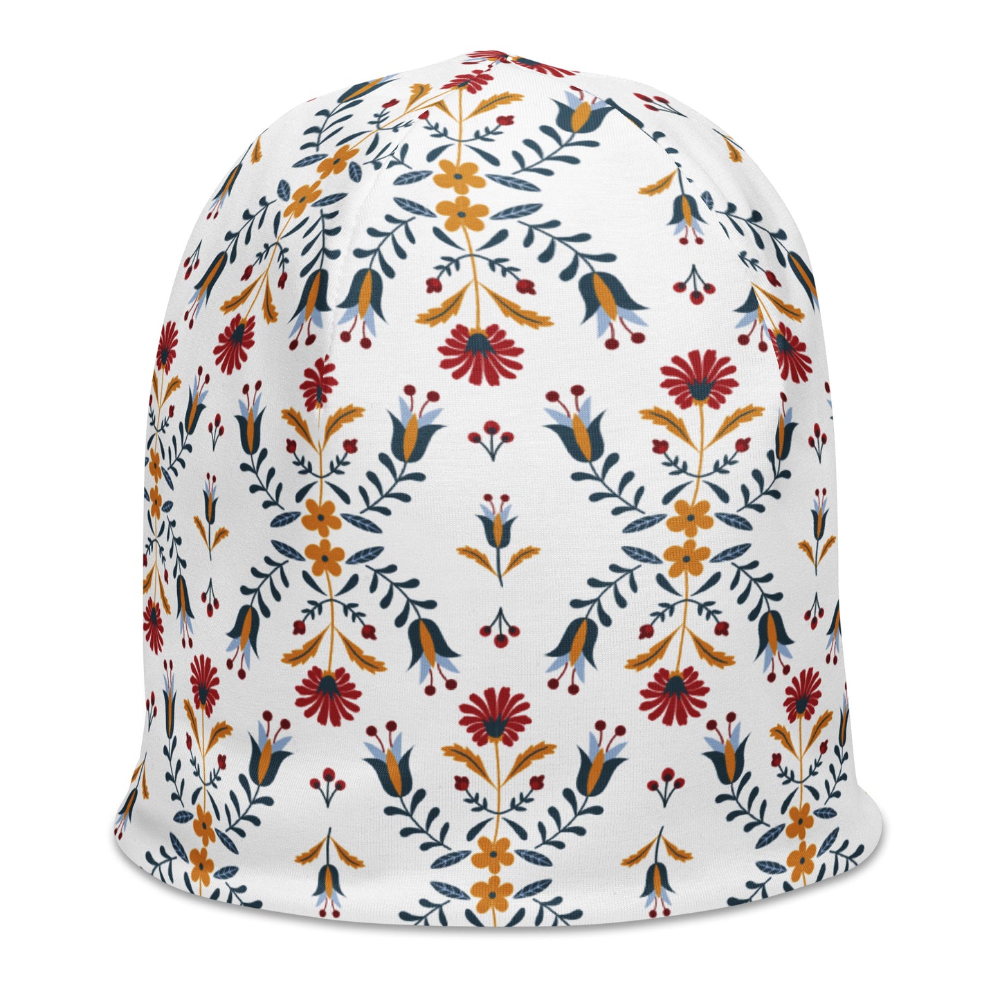 Printed Beanie - Scandinavian Pattern 2